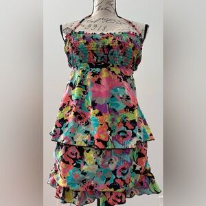 Vintage Kenneth Cole Reaction Floral Multi Swim Suit Separates - Skirt Bottom